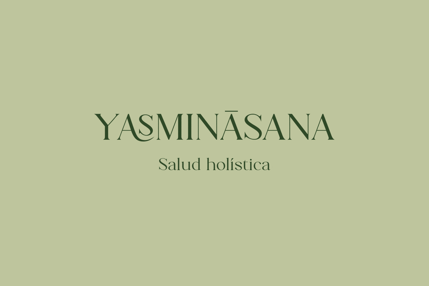 Logotipo verde Yasminasana
