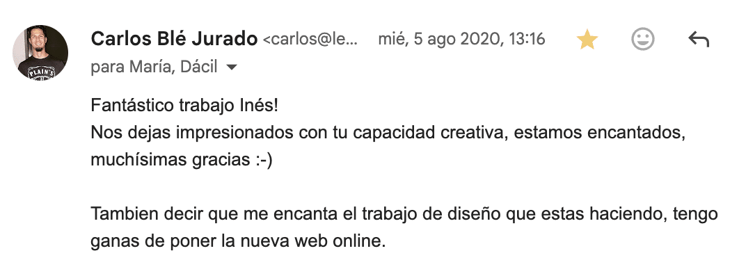 Testimonio Carlos Blé. Branding empresa tecnológica