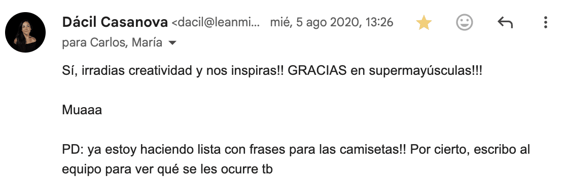 Branding empresa tecnológica. Testimonio Dácil Casanova